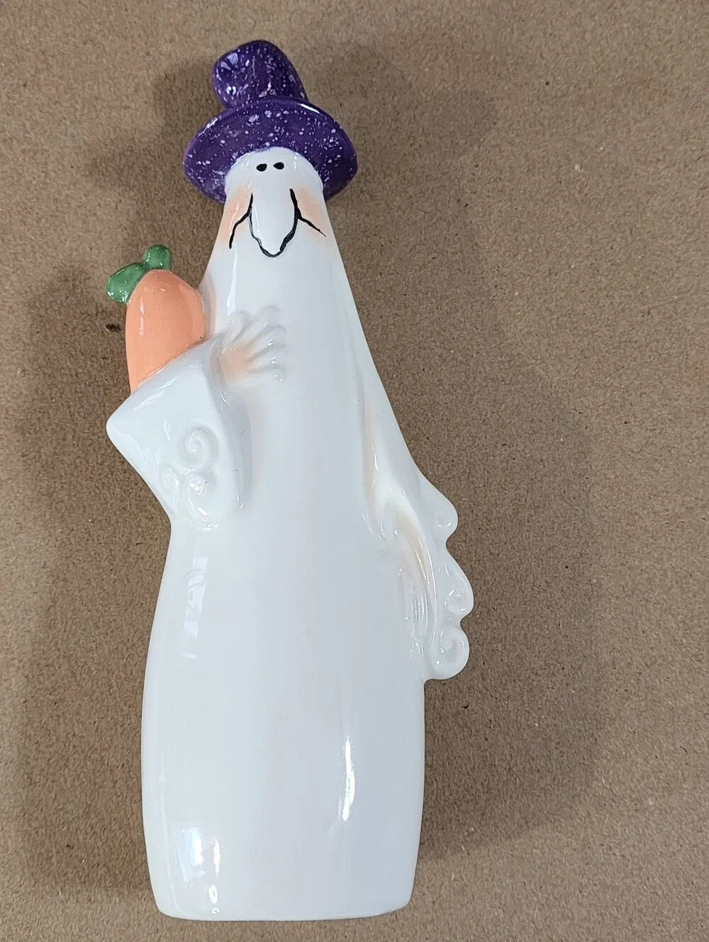 Vintage Ceramic Halloween Pencil Ghost Witch Pumpkin Figure Decor 9